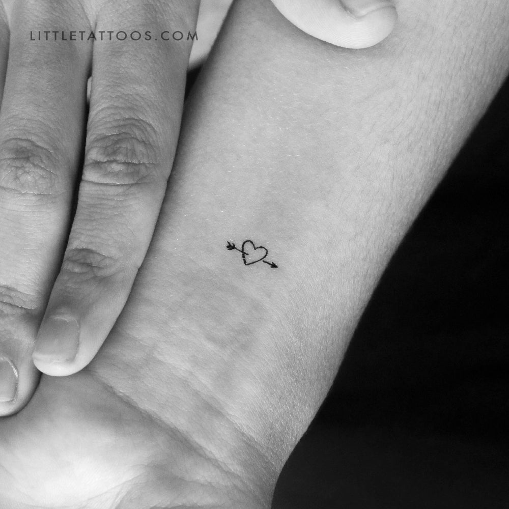 Small Arrow Tattoo on Hand