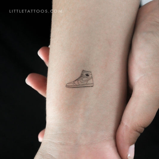 Tatuaje temporal de línea fina de Air Jordan 1 (juego de 3)