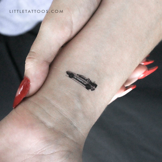 Tatuaje temporal Delorean DMC-12 - Juego de 3