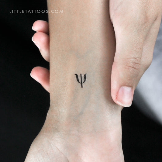 Tatuaje temporal Psi - Juego de 3