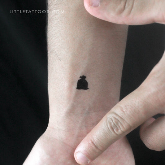 Rubbish Bag Temporary Tattoo - Set of 3