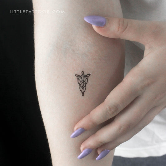 Tatuaje temporal de estrella de la tarde - Juego de 3
