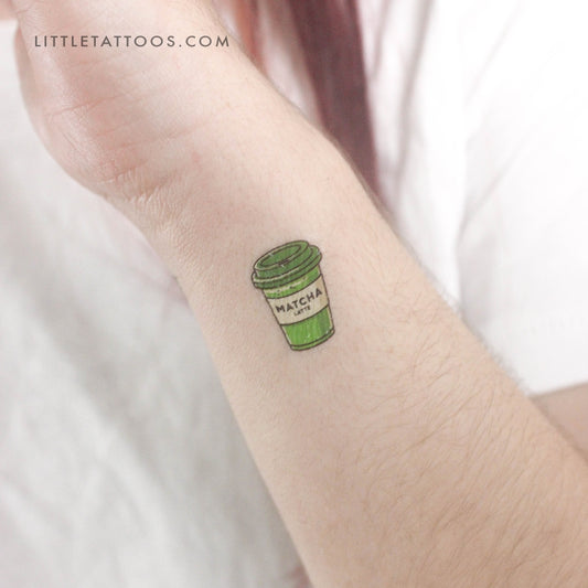 Takeaway Matcha Temporary Tattoo - Set of 3