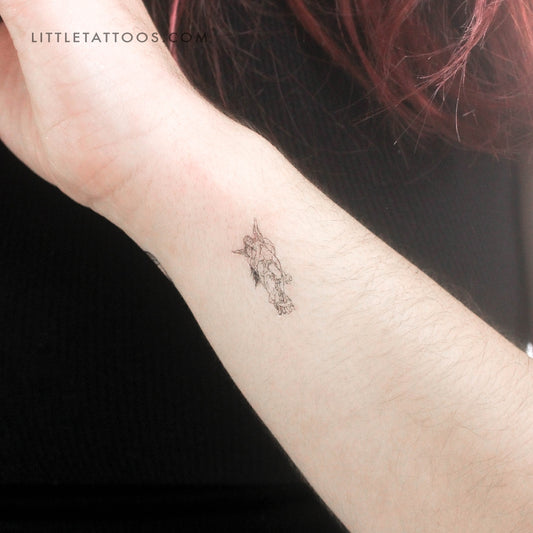 Small The Abduction Of Psyche Temporary Tattoo - Set of 3