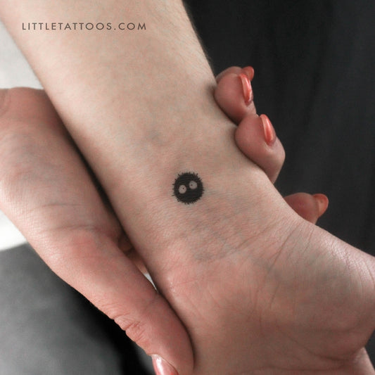 Tatuaje temporal de duendecillo de hollín - Juego de 3