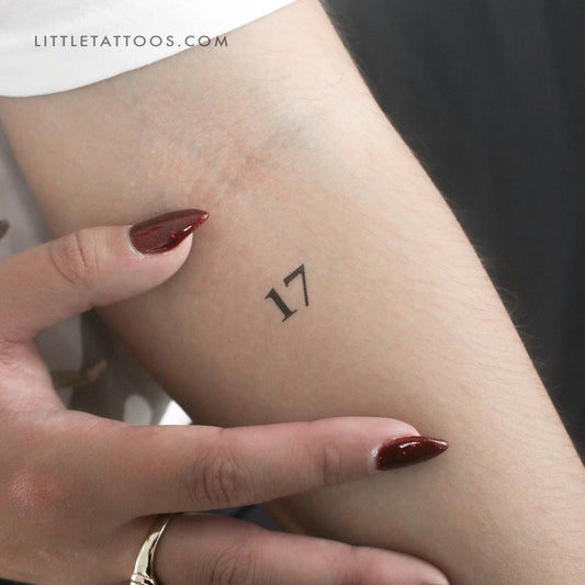 17 Temporary Tattoo - Set of 3