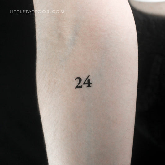 24 Temporary Tattoo - Set of 3