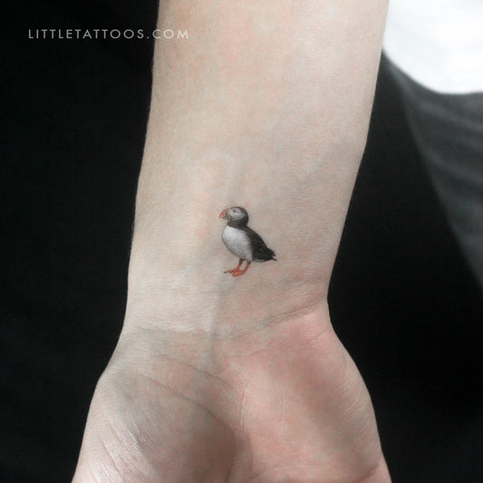Puffin Temporary Tattoo - Set of 3