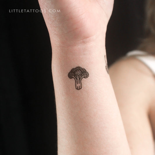 Little Broccoli Temporary Tattoo - Set of 3