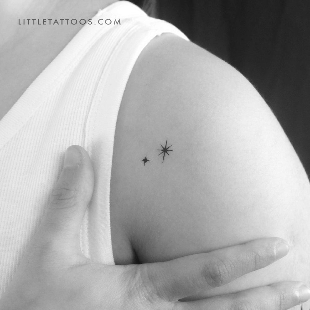 The Second Star to the Right Temporary Tattoo - Set of 3, image size:1000x1000