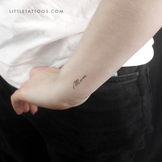 Mom Temporary Tattoo - Set of 3