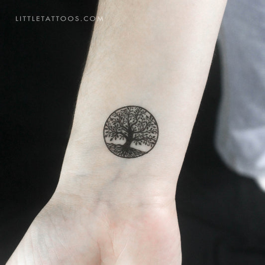 Tree Of Life Temporary Tattoo - Set of 3