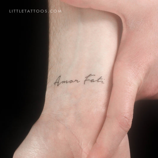 Amor Fati Temporary Tattoo - Set of 3
