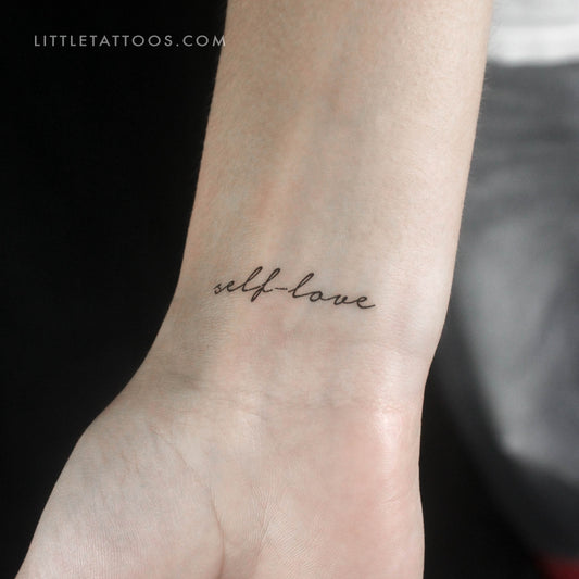 Self-love Temporary Tattoo - Set of 3