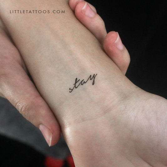 Stay Temporary Tattoo - Set of 3