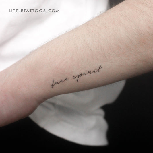 Free Spirit Temporary Tattoo - Set of 3