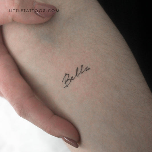 Bella Temporary Tattoo - Set of 3
