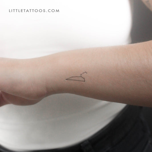 Tiny Leo Constellation Temporary Tattoo - Set of 3