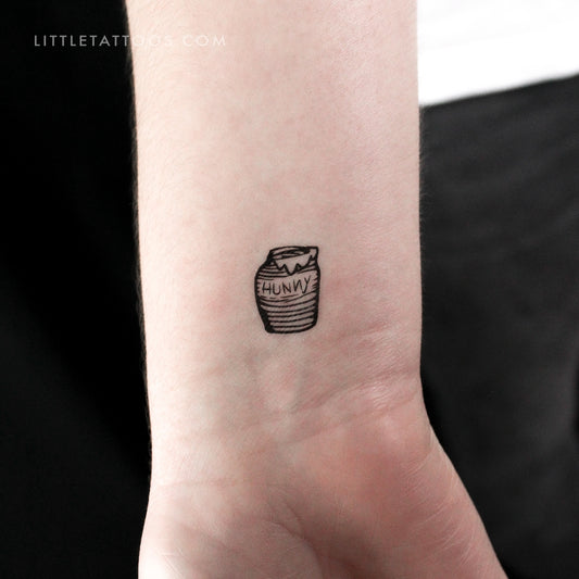 Tatuaje temporal de tarro de miel de Winnie The Pooh - Juego de 3
