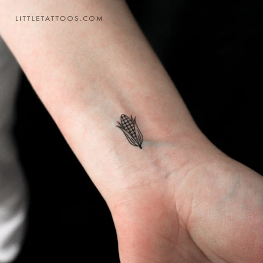 Little Corn Temporary Tattoo - Set of 3
