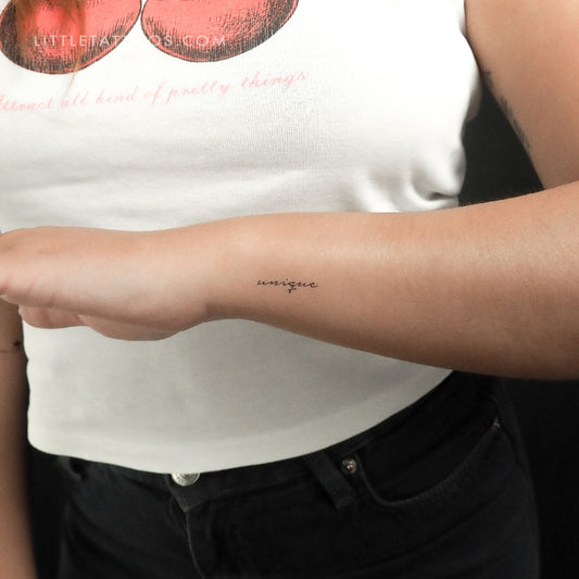Unique Temporary Tattoo - Set of 3
