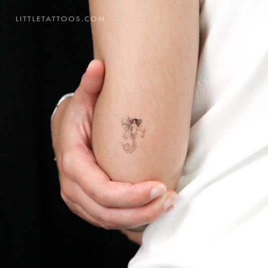 Tatuaje temporal de sirena - Juego de 3