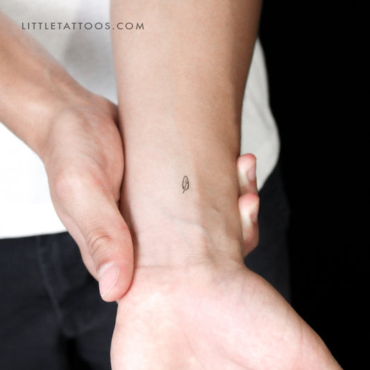 Minimalist Feather Temporary Tattoo - Set of 3
