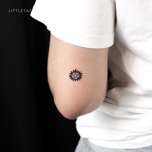 Supernatural Pentacle Temporary Tattoo - Set of 3