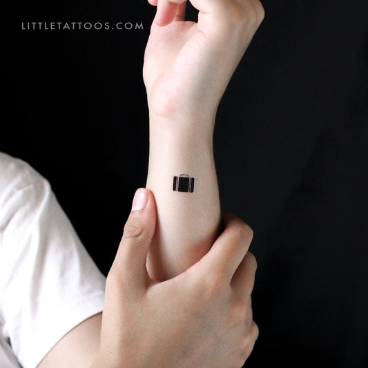 Tatuaje temporal de maleta - Juego de 3