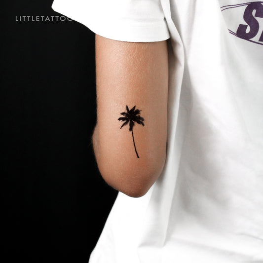 Palm Tree Temporary Tattoo - Set of 3