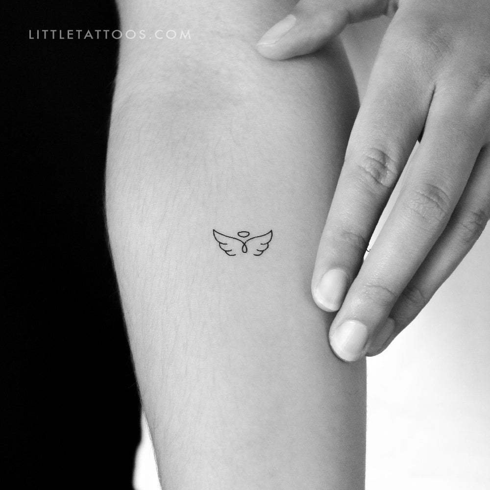 Justin Bieber's Angel Wings Tattoo Design
