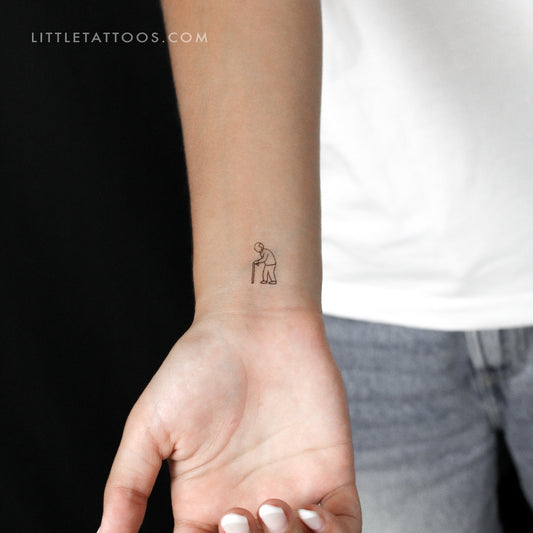 Grandfather Temporary Tattoo - Set of 3