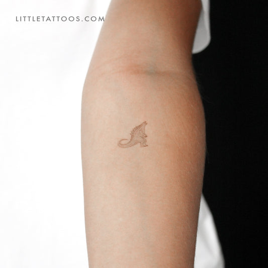 Little Godzilla Temporary Tattoo - Set of 3