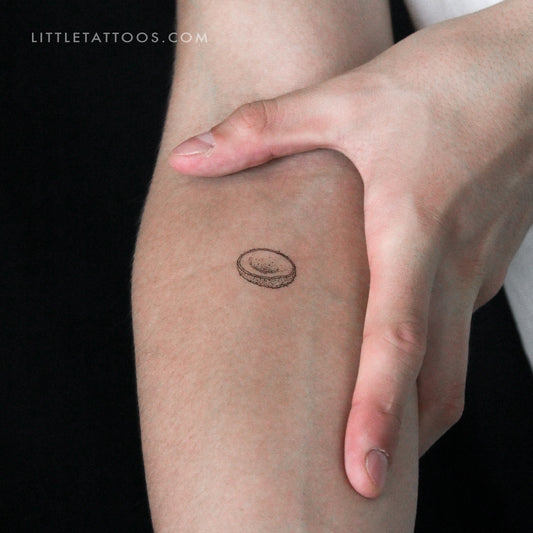 Half Coconut Temporary Tattoo - Set of 3