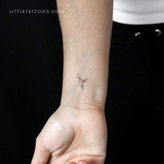 Hummingbird Temporary Tattoo By Stefano Mazza - Set of 3