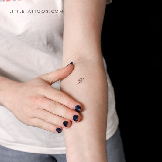 Tatuaje temporal de la letra Z (juego de 3)