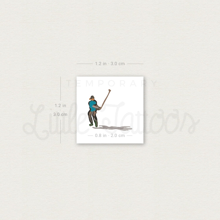 Little Golfer Temporary Tattoo - Set of 3