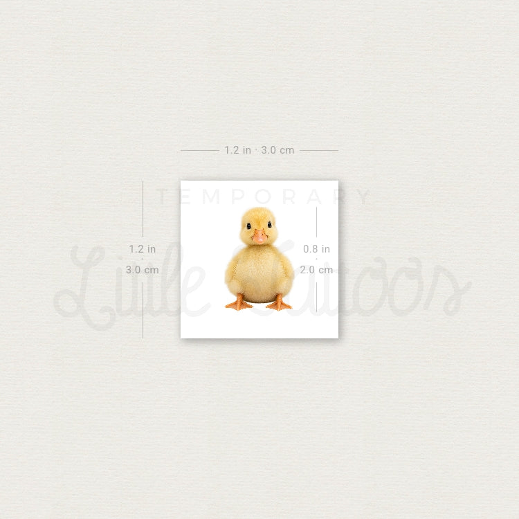Duckling Temporary Tattoo - Set of 3
