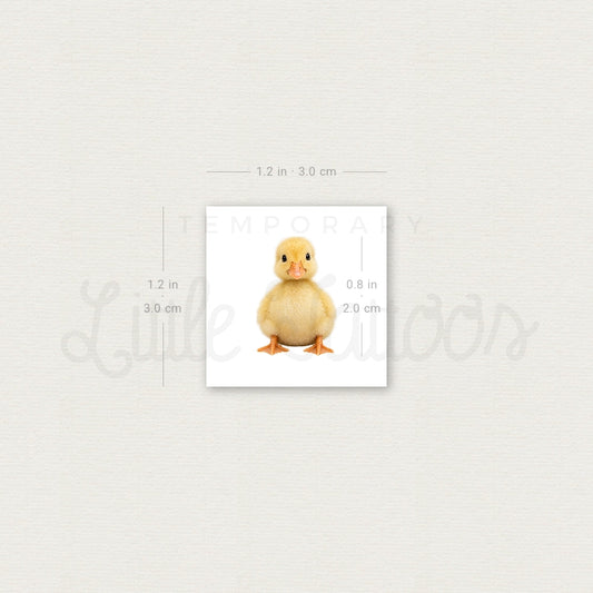 Duckling Temporary Tattoo - Set of 3