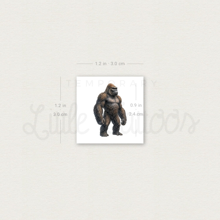 King Kong Temporary Tattoo - Set of 3