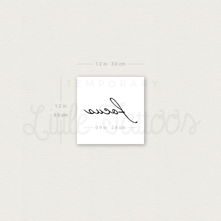 Focus Temporary Tattoo - Set of 3