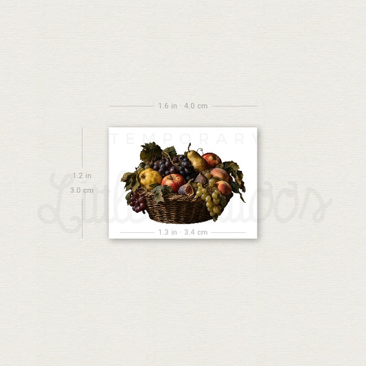 Still Life Temporary Tattoo - Set of 3