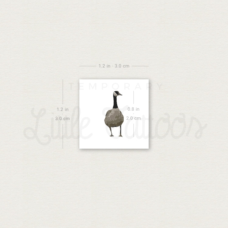 Goose Temporary Tattoo - Set of 3
