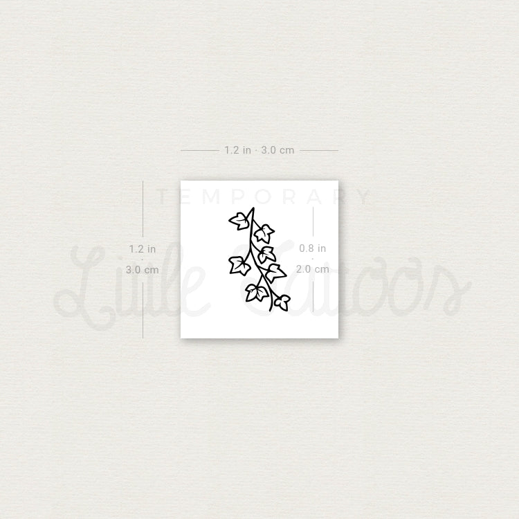 Little Ivy Temporary Tattoo - Set of 3