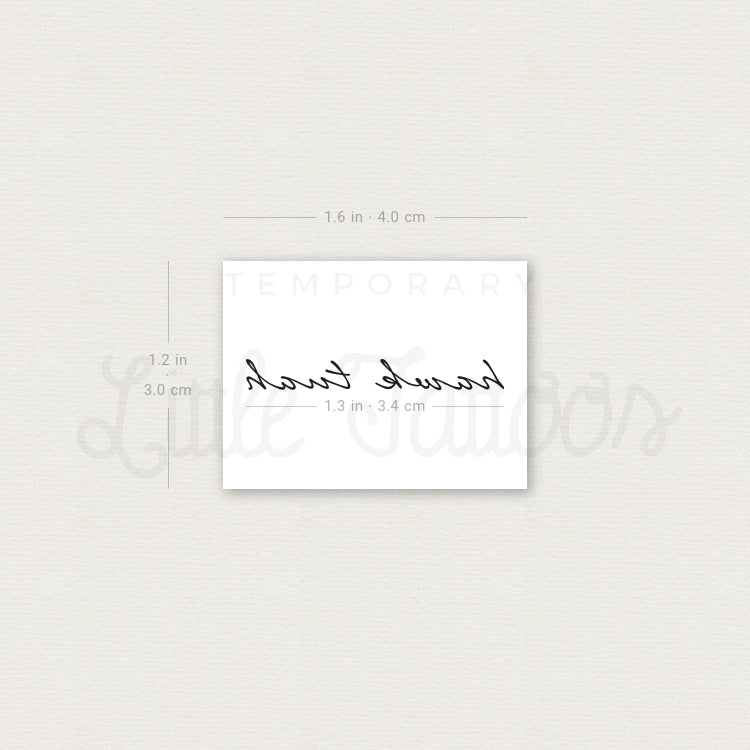 Hawk Tuah Temporary Tattoo - Set of 3