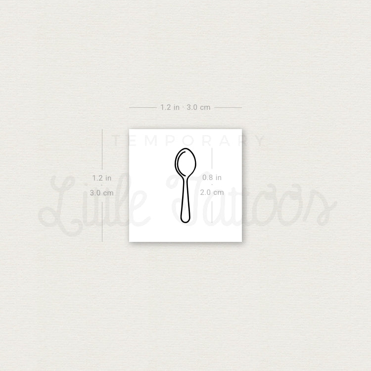 Little Spoon Temporary Tattoo - Set of 3