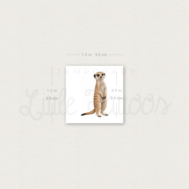 Suricate Temporary Tattoo - Set of 3