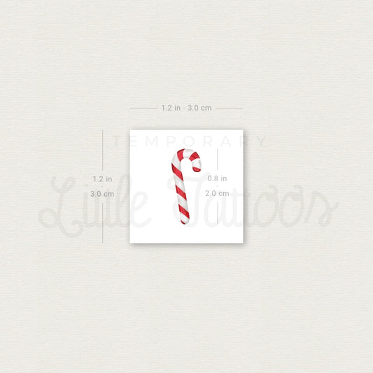 Christmas Candy Temporary Tattoo - Set of 3