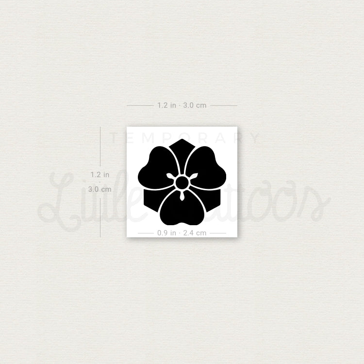 Maru-ni-Kenkatabami Temporary Tattoo - Set of 3