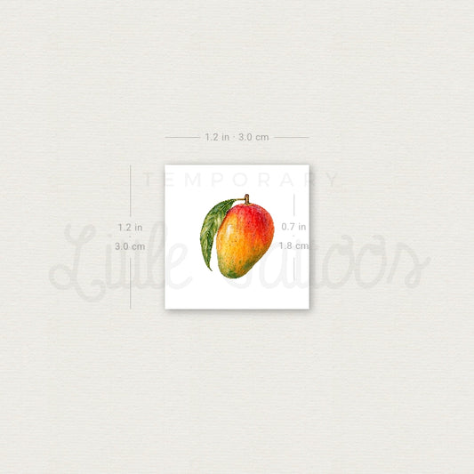 Little Mango Temporary Tattoo - Set of 3